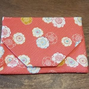 Vintage Floral Envelope Clutch